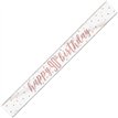 9ft GLITZ ROSE GOLD 90 BANNER