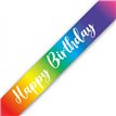 9FT HAPPY BIRTHDAY RAINBOW BANNER