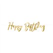 62cm GOLD HAPPY BIRTHDAY BANNER