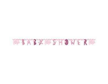 PINK ELEPHANT JOINTED BANNER