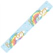 9FT PASTEL RAINBOW BOY BANNER