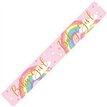 9FT PASTEL RAINBOW GIRL BANNER