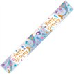 9FT SHIMMERING MERMAID BIRTHDAY BANNER