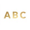 GOLD ALPHABET BANNER