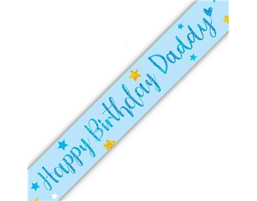 9ft HAPPY BIRTHDAY DADDY BANNER