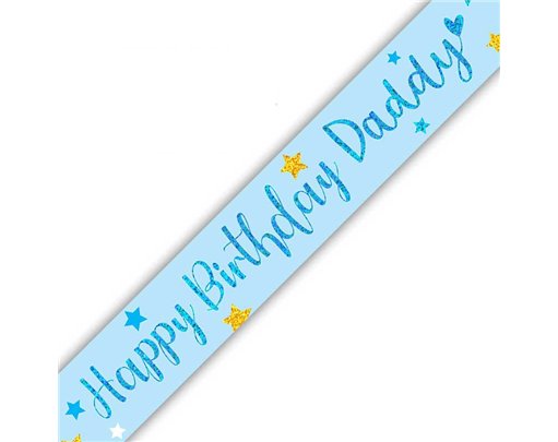 9ft HAPPY BIRTHDAY DADDY BANNER