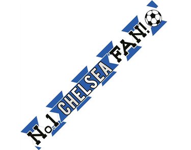 9ft CHELSEA FOOTBALL BANNER