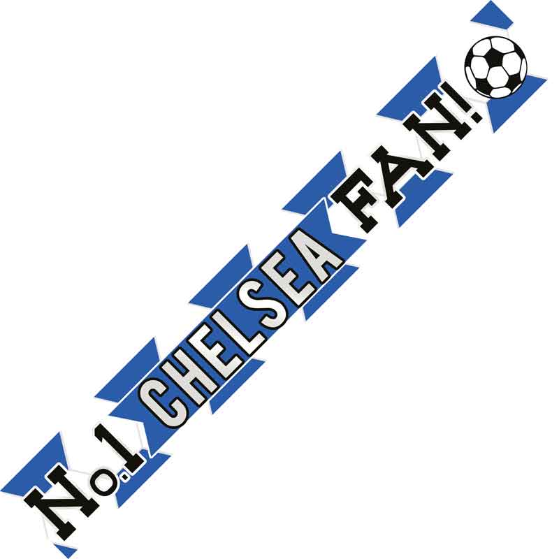 9ft CHELSEA FOOTBALL BANNER