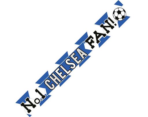 9ft CHELSEA FOOTBALL BANNER