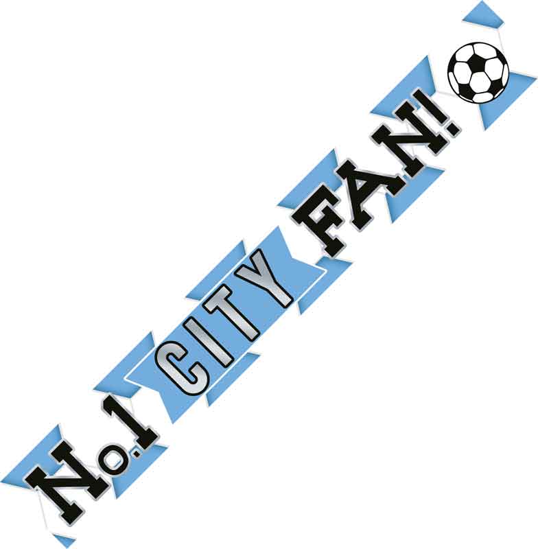 9ft CITY FOOTBALL BANNER