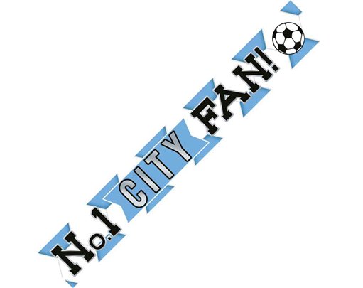 9ft CITY FOOTBALL BANNER