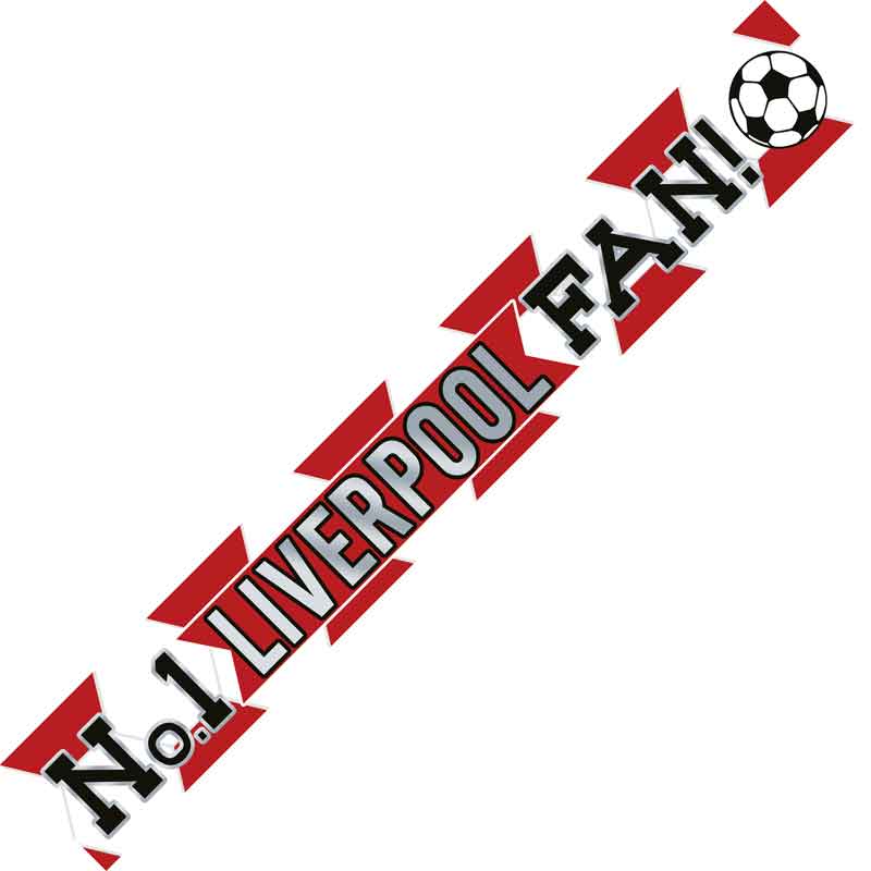 9ft LIVERPOOL FOOTBALL BANNER