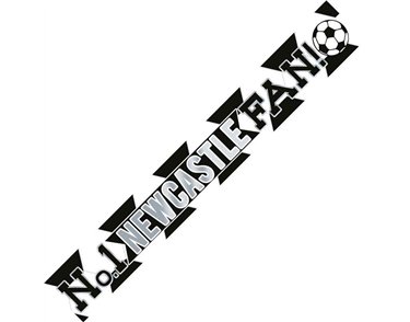 9ft NEWCASTLE FOOTBALL BANNER