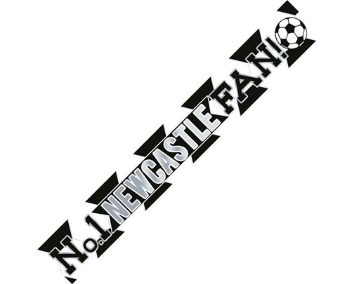 9ft NEWCASTLE FOOTBALL BANNER