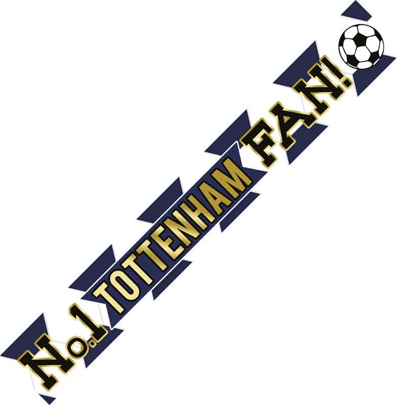 9ft TOTTENHAM FOOTBALL BANNER