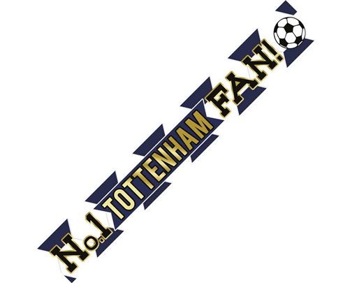 9ft TOTTENHAM FOOTBALL BANNER