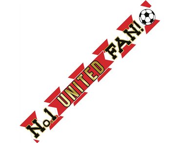 9ft UNITED FOOTBALL BANNER