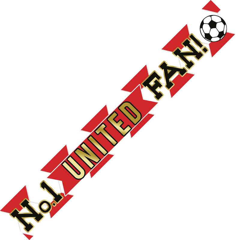 9ft UNITED FOOTBALL BANNER