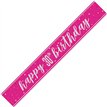 9ft GLITZ PINK 30TH BIRTHDAY BANNER