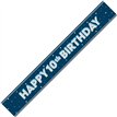9ft GLITZ BLUE 10TH BIRTHDAY BANNER