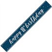 9ft GLITZ BLUE 16TH BIRTHDAY BANNER