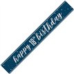 9ft GLITZ BLUE 18TH BIRTHDAY BANNER