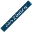 9ft GLITZ BLUE 30TH BIRTHDAY BANNER