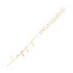 9ft HAPPY ENGAGEMENT FOIL BANNER