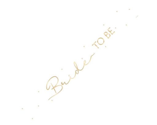 9ft BRIDE TO BE FOIL BANNER