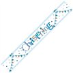 9ft BLUE CHRISTENING BUNTING FOIL BANNER