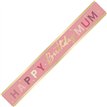 9ft HAPPY BIRTHDAY MUM FOIL BANNER