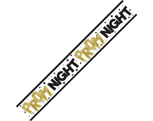 9ft PROM NIGHT FOIL BANNER
