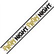9ft PROM NIGHT FOIL BANNER