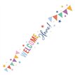 9ft WELCOME HOME FOIL BANNER