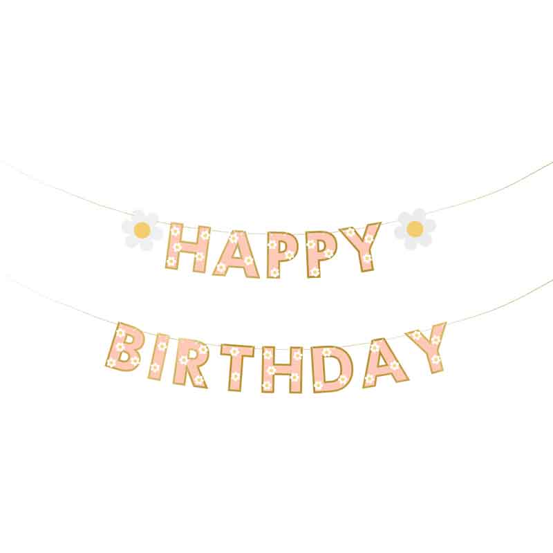 200 x 14.5cm HAPPY BIRTHDAY BANNER