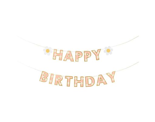 200 x 14.5cm HAPPY BIRTHDAY BANNER