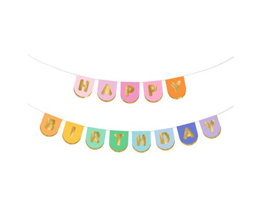 163x12cm HAPPY BIRTHDAY BANNER