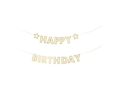 220x14.5cm HAPPY BIRTHDAY BANNER