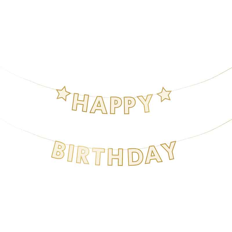 220x14.5cm HAPPY BIRTHDAY BANNER