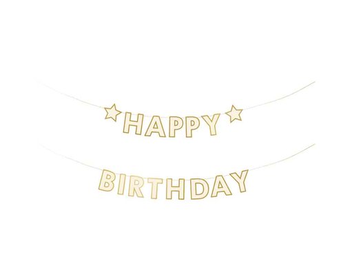 220x14.5cm HAPPY BIRTHDAY BANNER