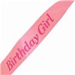 PINK BIRTHDAY GIRL SASH