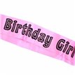 PINK BIRTHDAY GIRL SASH