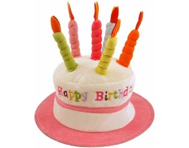 PINK BIRTHDAY CAKE HAT