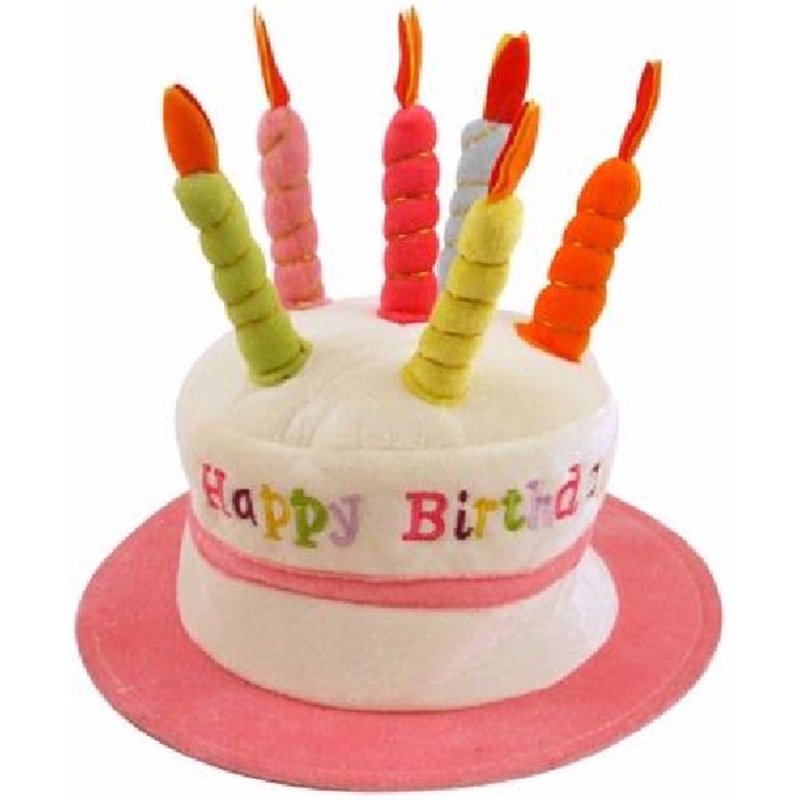 PINK BIRTHDAY CAKE HAT