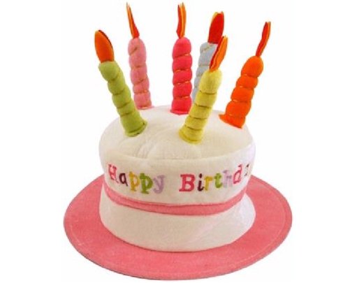 PINK BIRTHDAY CAKE HAT