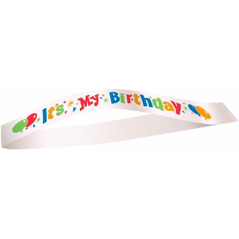 ITS MY BIRTHDAY SATIN SASH