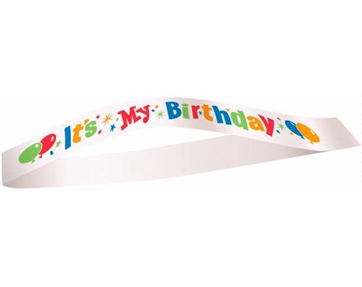ITS MY BIRTHDAY SATIN SASH
