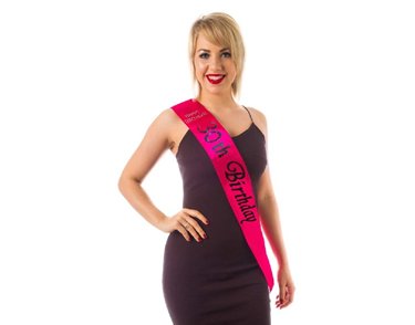 PINK DIAMANTE 30TH BIRTHDAY SASH