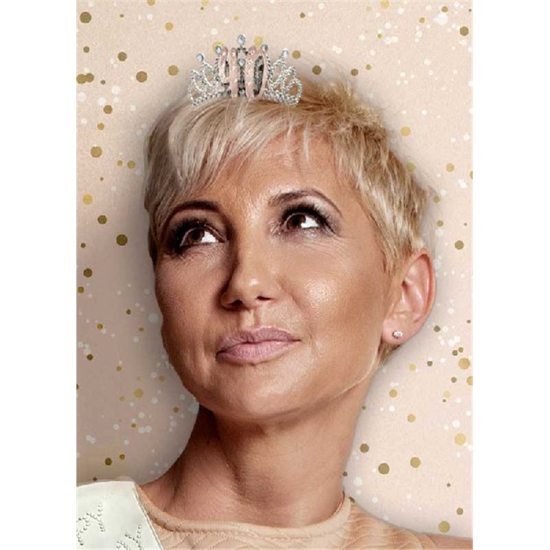 ROSE GOLD 40TH BIRTHDAY TIARA