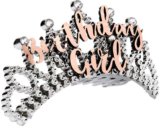 BIRTHDAY GIRL GOLD BOXED BIRTHDAY TIARA